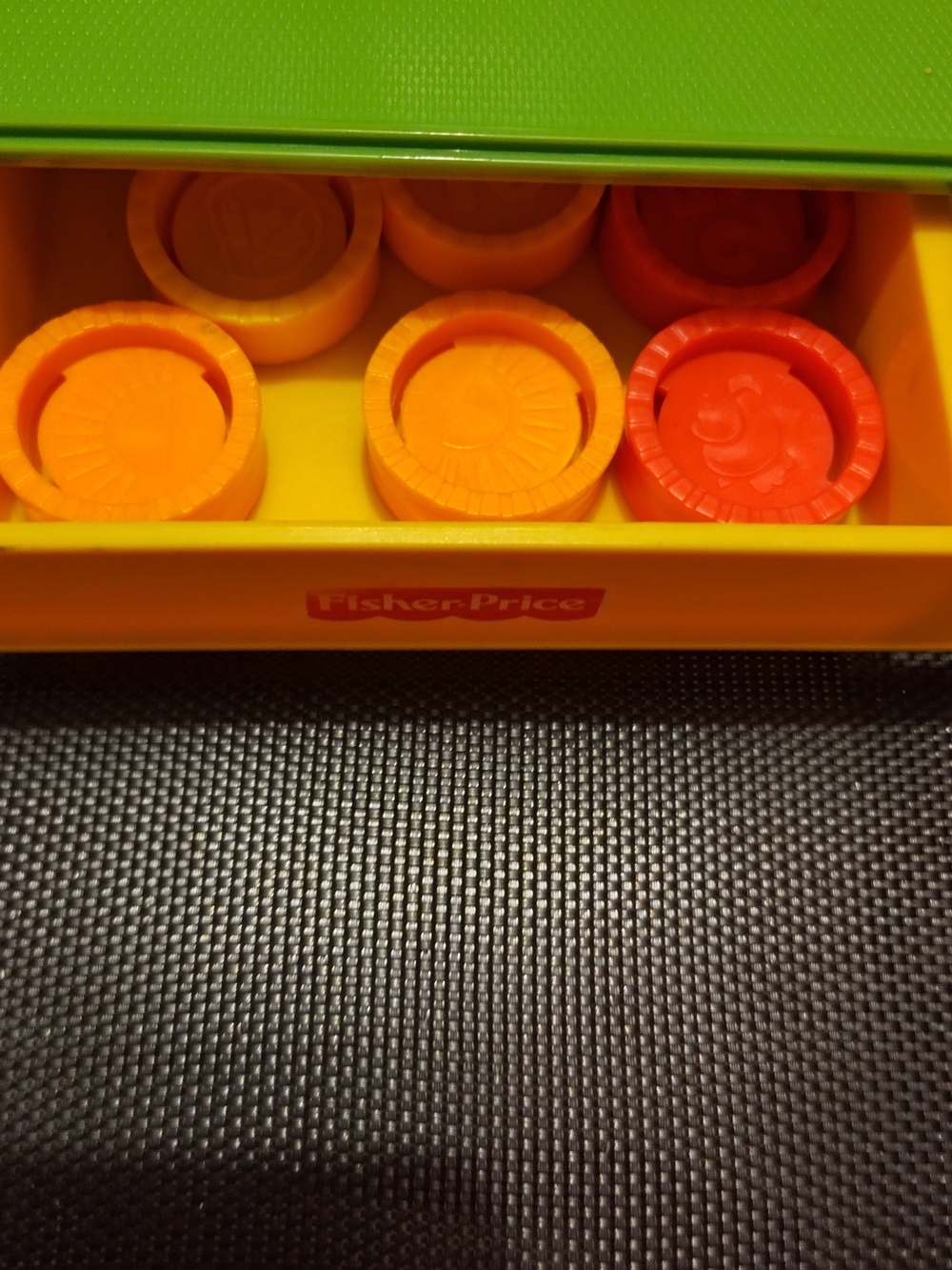 Fisher-Price Colorful Play Cash Register in Yellow, Green, Blue, Orange, Red - Picture 7 of 17